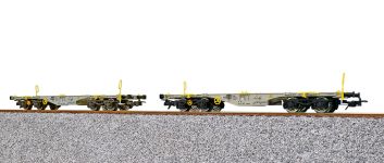 ESU 36612 - H0 - 2-tlg. Set Containertragwagen, AAEC, Ep. VI - limitiert auf 250 Sets​